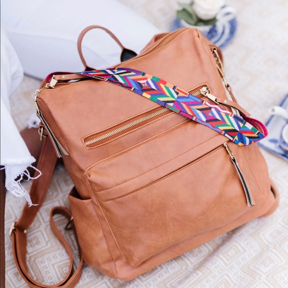 Handbags - Vegan leather convertible back pack